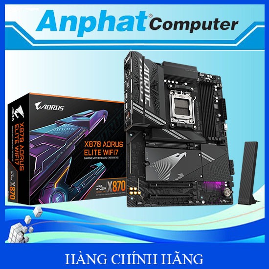 Bo Mạch Chủ Mainboard Gigabyte X870 AORUS ELITE WIFI7 Socket AM5 - Hàng Chính Hãng