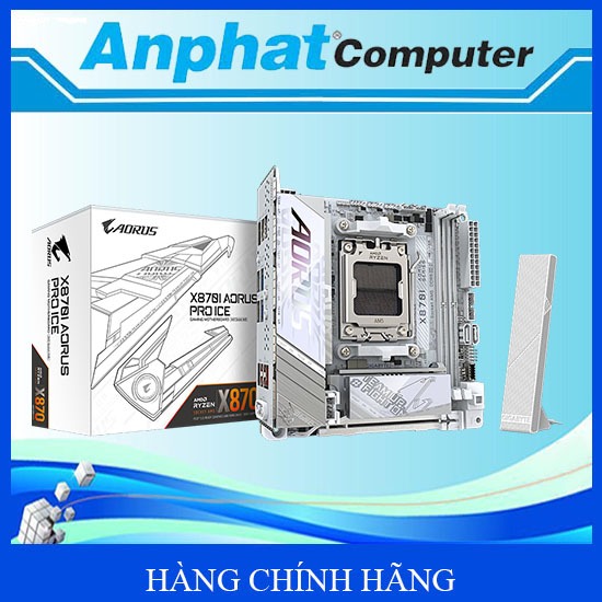 Bo Mạch Chủ Mainboard Gigabyte X870I AORUS PRO ICE Socket AM5 - Hàng Chính Hãng