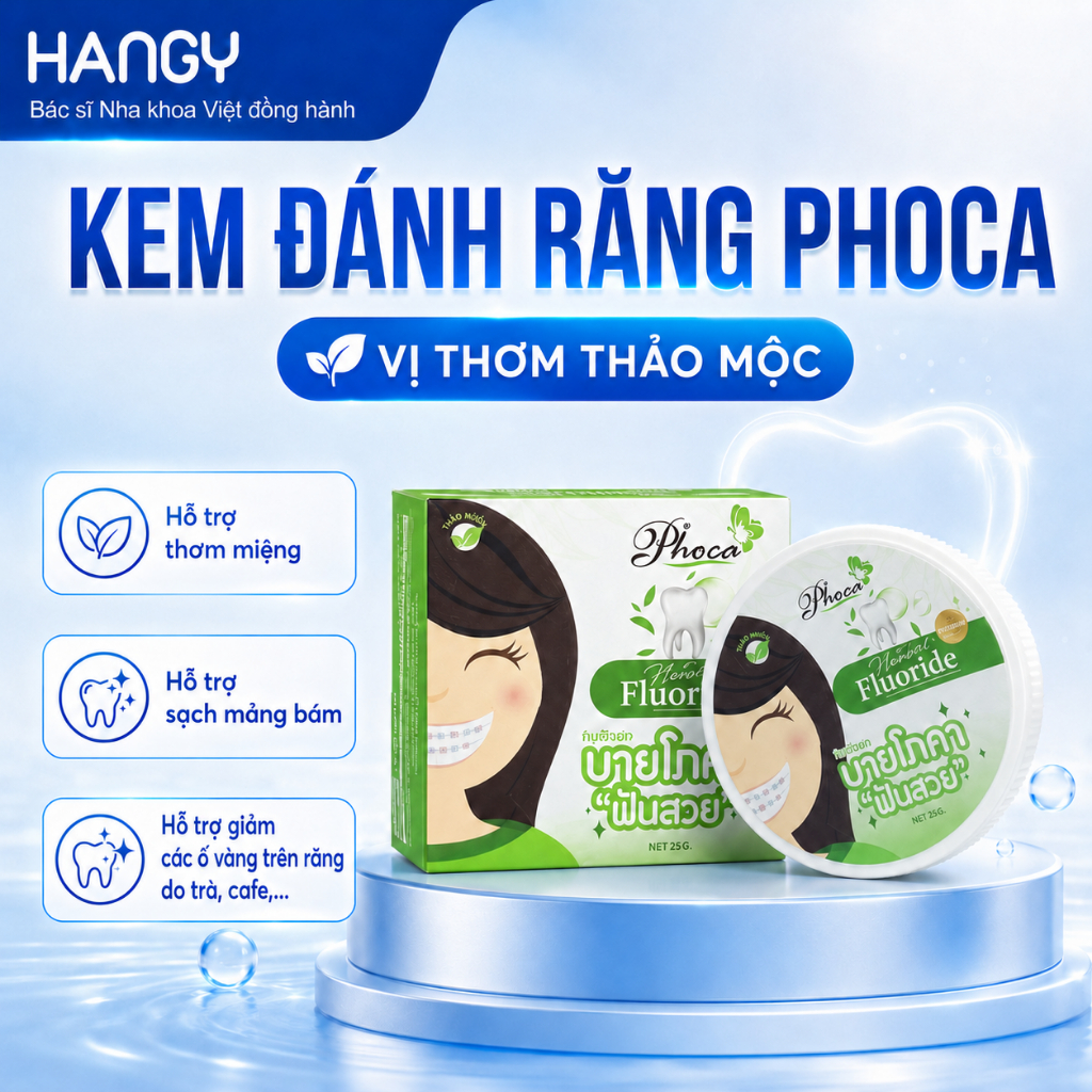 [Combo 2] Kem đánh răng Phoca phân phối bởi Hangy