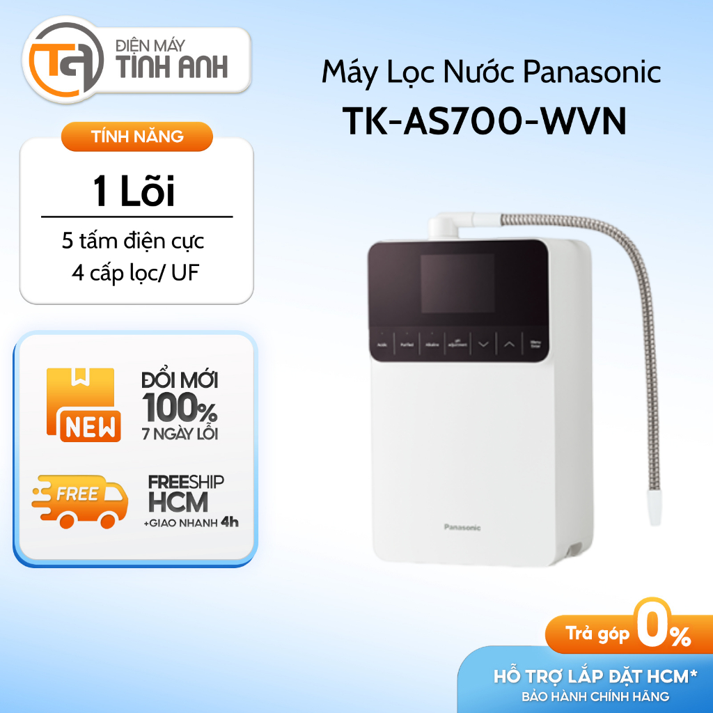 Máy Lọc Nước Ion Kiềm Với Màng Siêu Lọc TK-AS700-WVN