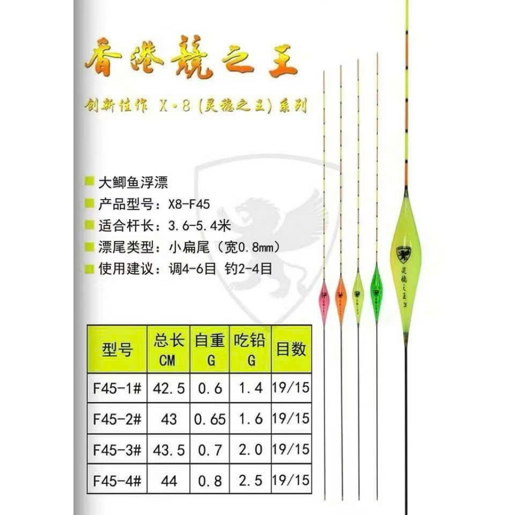 phao nghi điếu F45 tăm dẹp