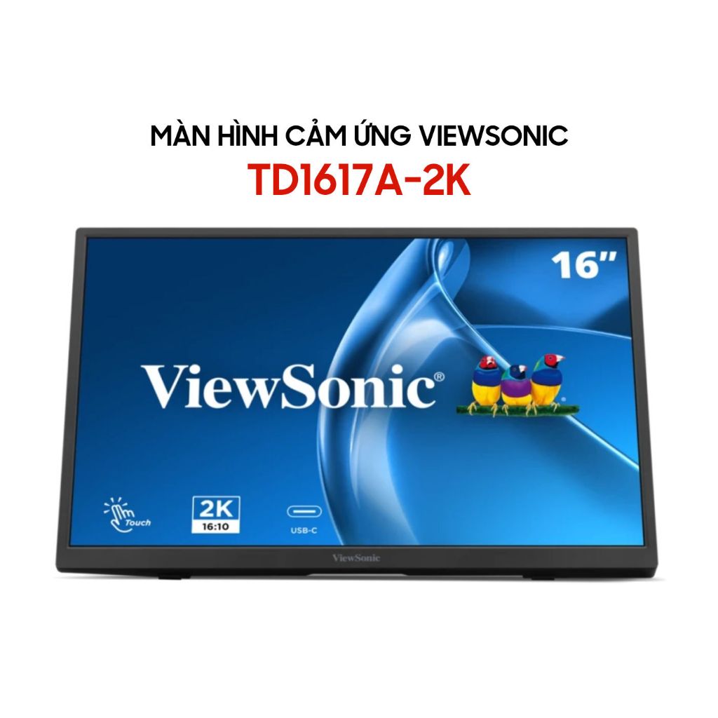 Màn hình cảm ứng di động ViewSonic TD1617A-2K 16 Inch 2K WQXGA 165Hz 3ms IPS Có Loa