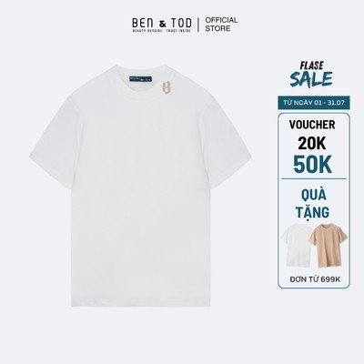 [Sale] Áo thun nam Ben & Tod R1210 BD202 chất liệu cotton thoáng mát co giãn Regular