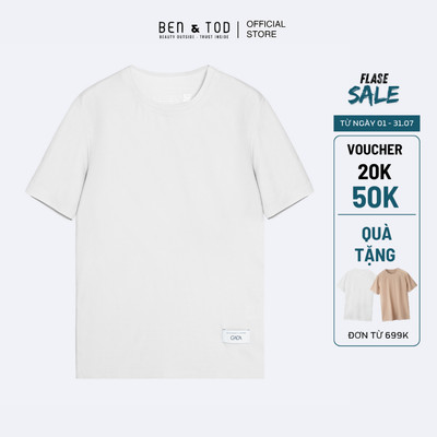 [Sale] Áo thun nam tay ngắn Ben & Tod CS1210 BE504 chất cotton thoáng khí cao cấp Casual Fit