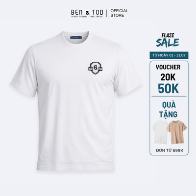 [Sale] Áo thun nam Ben & Tod R1210 BF300 chất liệu cotton co giãn, cao cấp Regular