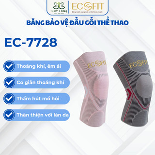 Băng Đầu Gối ECOFIT 7728 Co Giãn 4 Chiều, Thoáng Khí, Bảo Vệ Khớp Gối Thoáng Khí, Tập Gym, Chạy Bộ, Yoga, Pilates