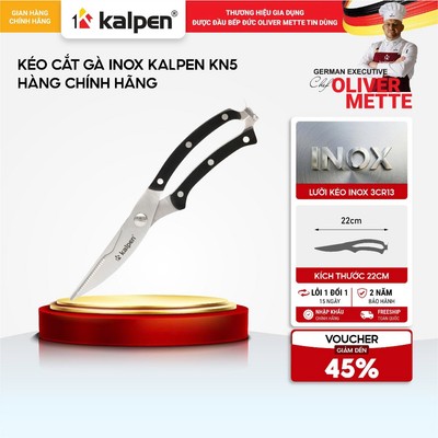 Kéo cắt gà Inox Kalpen KN5 hàng chính hãng