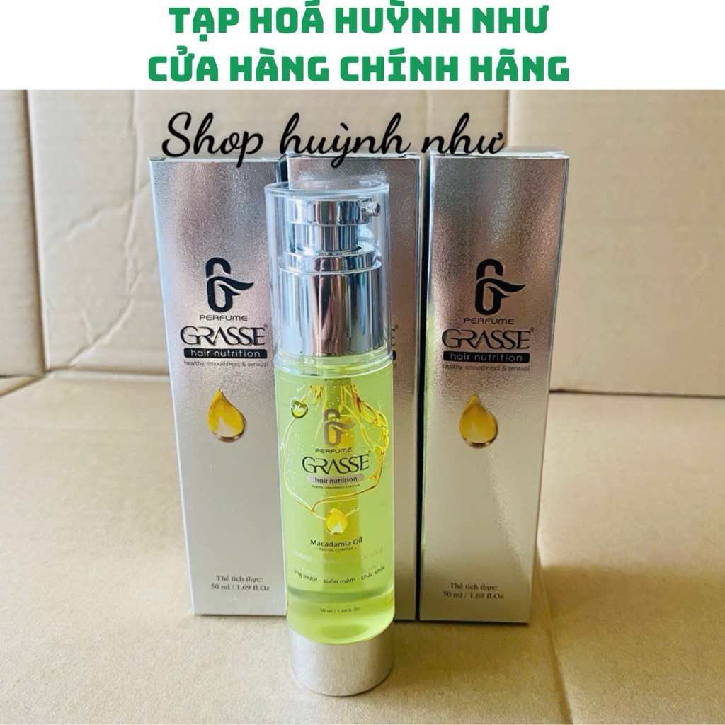 [CHÍNH HÃNG]<chai 50ml>Tinh Chất Dưỡng Tóc Nước Hoa Grasse….TẠP HOÁ HUỲNH NHƯ