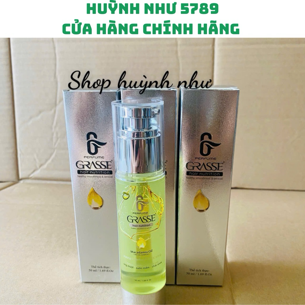 [CHÍNH HÃNG]<<Chai 50ml>>Tinh Chất Dưỡng Tóc Nước Hoa Grasse 50ml