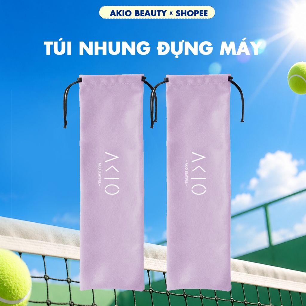 Túi nhung dây rút AKIO BEAUTY chuyên dụng đựng máy uốn tóc