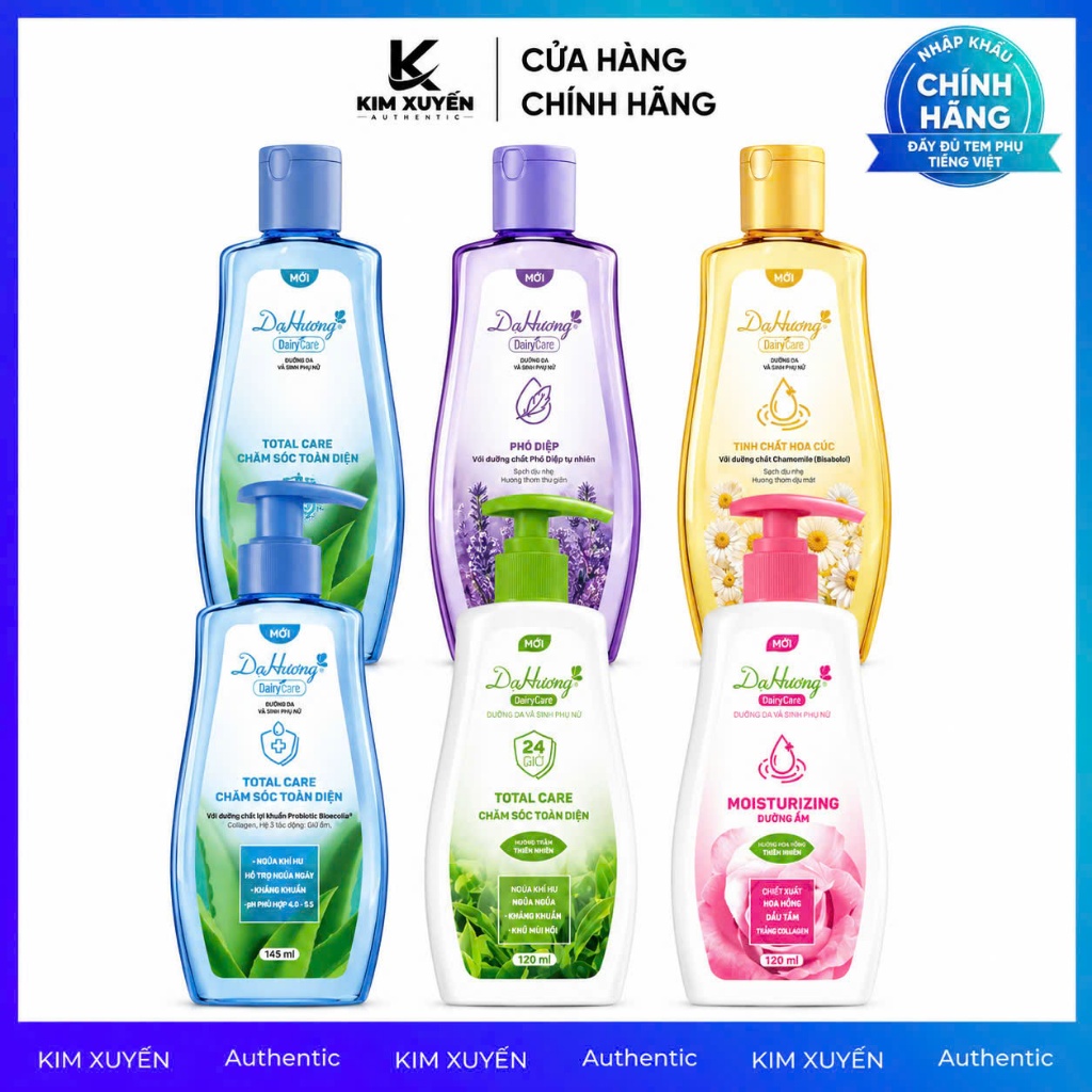 [120ML CAO] Dung dịch vệ sinh Dạ Hương Daily Fresh 120ML / 145ML