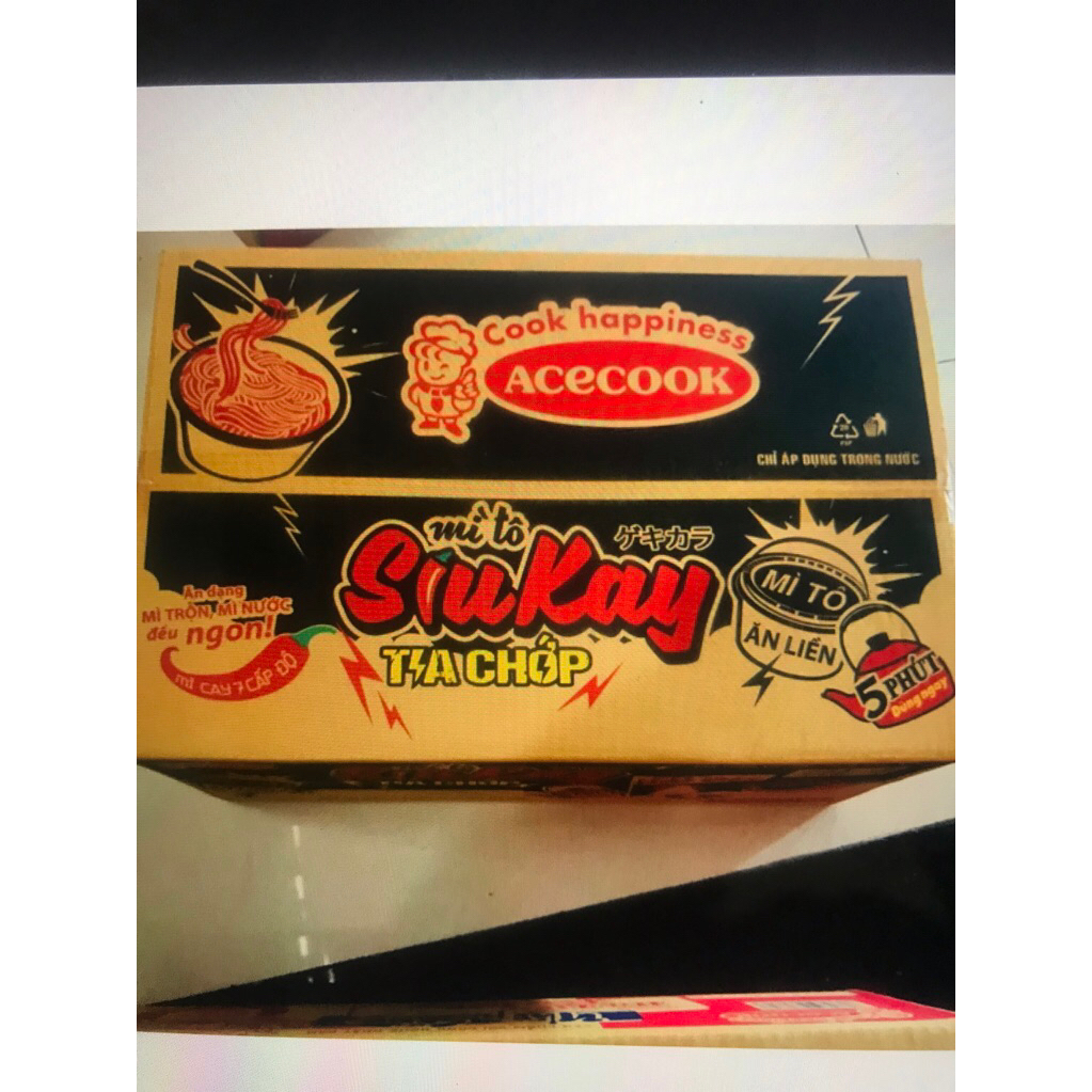 1 thùng mì tô Siukay vị Hải sản siu ngon