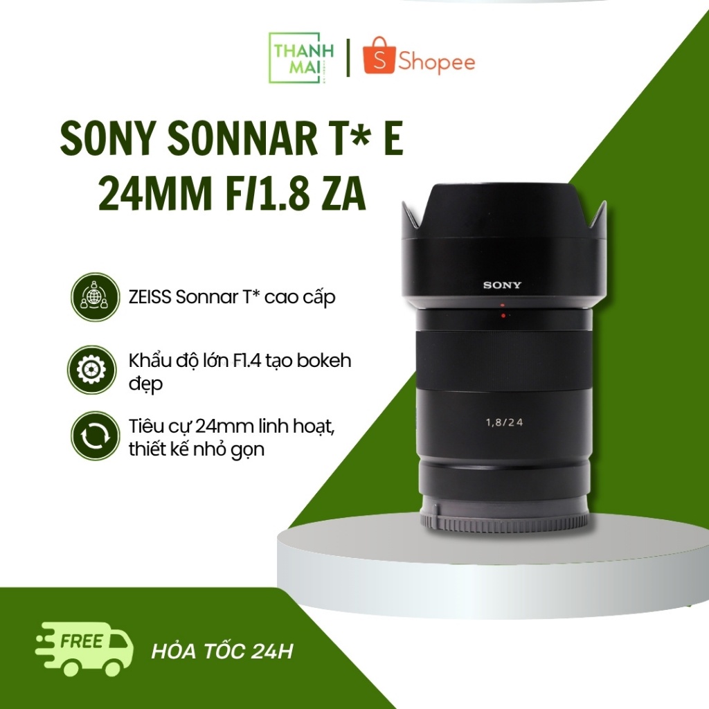 Ống Kính Sony Sonnar T* E 24mm f/1.8 ZA