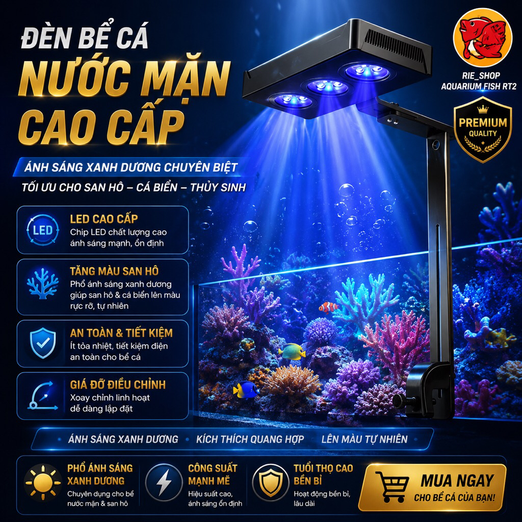 Đèn Spectra M029 Led Bể Cá Nước Mặn Reef San Hô Hồ Cá Biển Ánh Sáng Chuyên Dụng