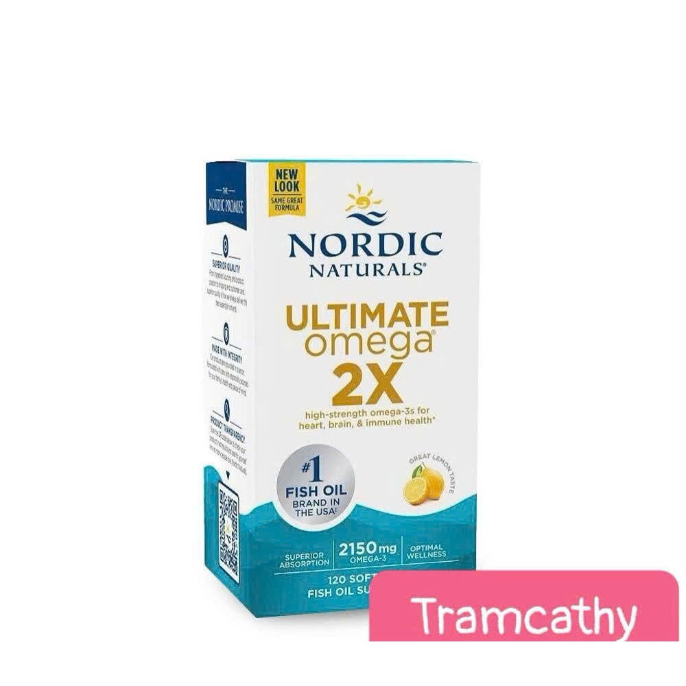 Dầu cá Omega 3 Nordic Naturals 2x ultimate omega-3 2150 mg