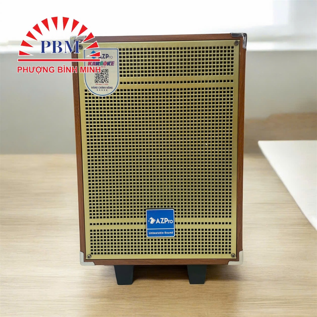 Loa di động AZpro V9A, V10A kèm 2 micro UHF.