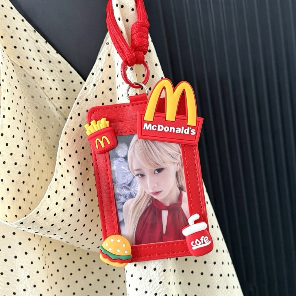 HOLDER MC DONALDS ( Có kèm hình thật ) - Móc khoá card bo góc