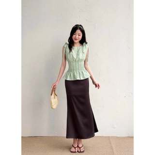 Váy SATIN - Chân Váy Form Đuôi Cá Lụa Satin GOLA DESIGNS
