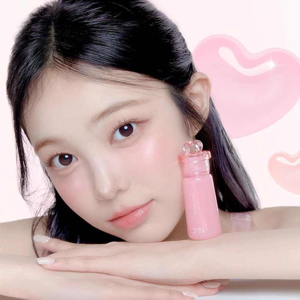 Má Hồng Kem Dạng Lỏng  2aN Heart Wearing Liquid Cheek 4.4g