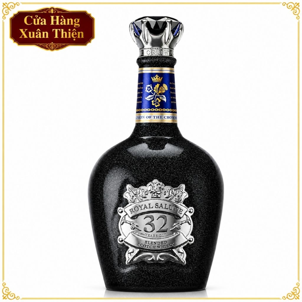 Vỏ Chai Rượu Chivas 32 Năm Cao Cấp Có Hộp Mới Tinh Rất Đẹp.Chai Rỗng Không Có Rượu Bên Trong.