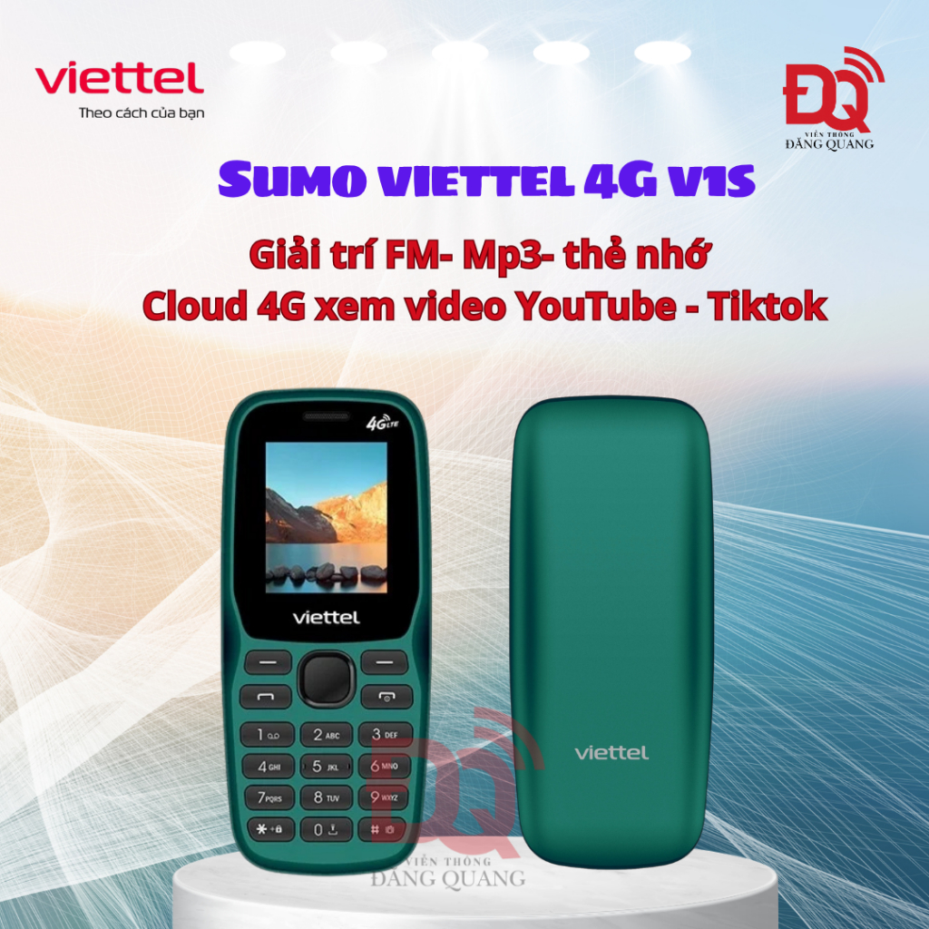 Điện Thoại Viettel Sumo V1S 4G Chính Hãng Giá Rẻ 2 SIM Phím Bấm VoLTE Bảo Hành 12 Tháng mẫu new | BigBuy360 - bigbuy360.vn