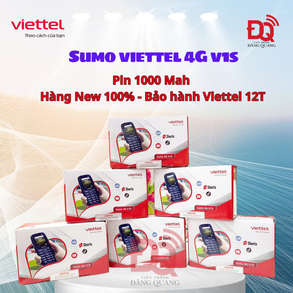 Điện Thoại Viettel Sumo V1S 4G Chính Hãng Giá Rẻ 2 SIM Phím Bấm VoLTE Bảo Hành 12 Tháng mẫu new | BigBuy360 - bigbuy360.vn