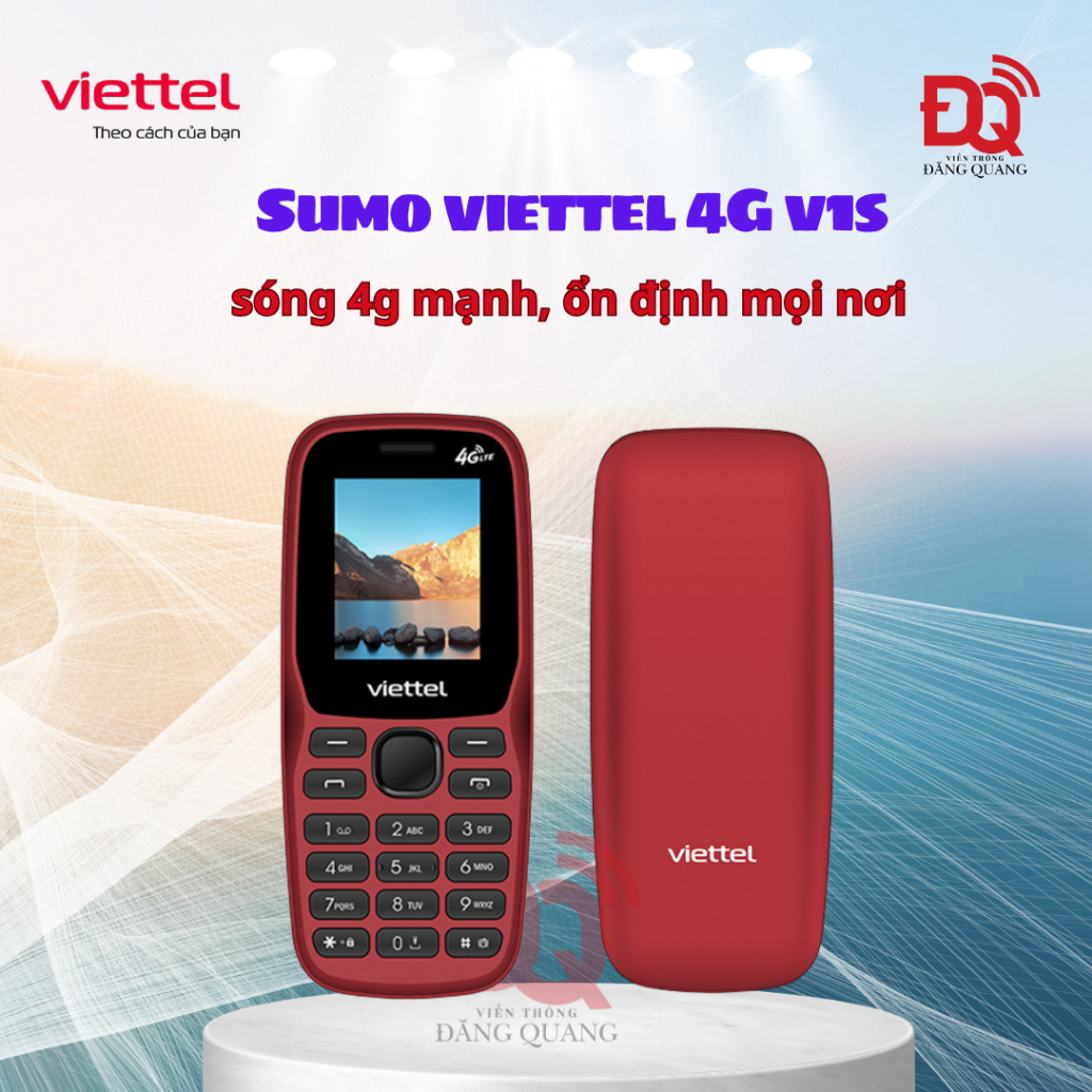 Điện Thoại Viettel Sumo V1S 4G Chính Hãng Giá Rẻ 2 SIM Phím Bấm VoLTE Bảo Hành 12 Tháng mẫu new | BigBuy360 - bigbuy360.vn