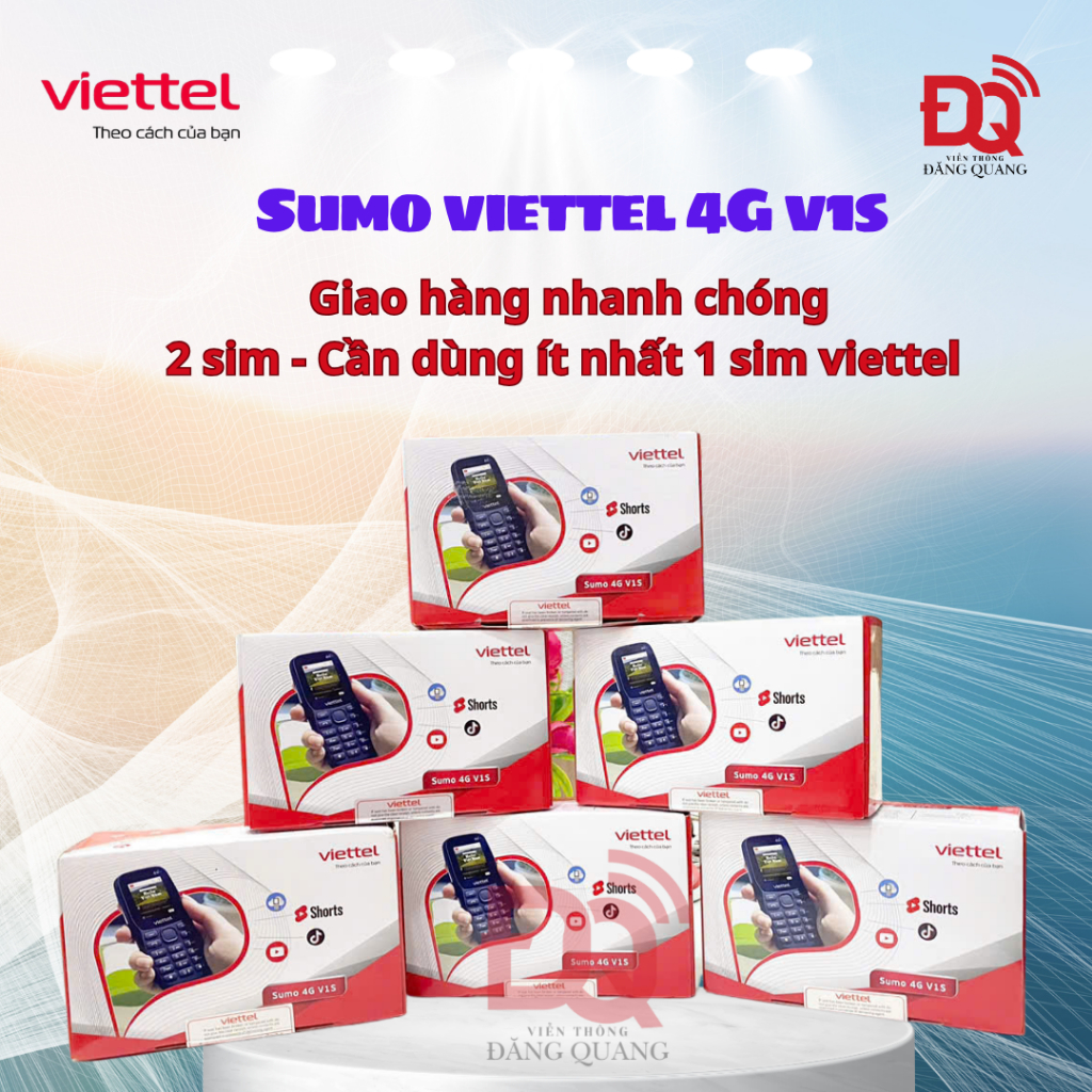 Điện Thoại Viettel Sumo V1S 4G Chính Hãng Giá Rẻ 2 SIM Phím Bấm VoLTE Bảo Hành 12 Tháng mẫu new | BigBuy360 - bigbuy360.vn