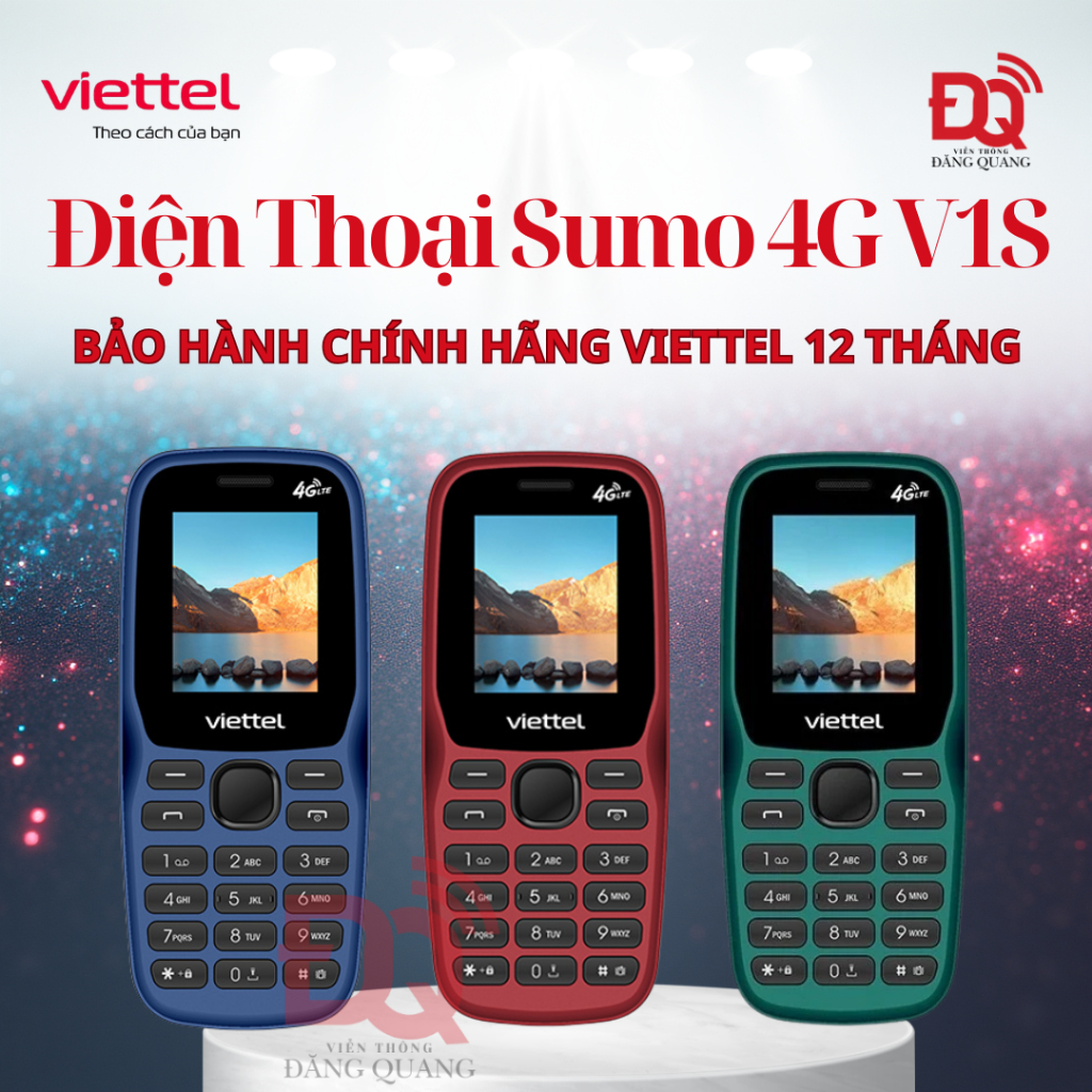 Điện Thoại Viettel Sumo V1S 4G Chính Hãng Giá Rẻ 2 SIM Phím Bấm VoLTE Bảo Hành 12 Tháng mẫu new | BigBuy360 - bigbuy360.vn