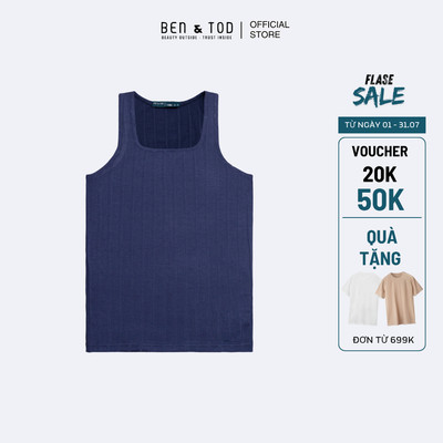 [Sale] Áo Thun Tanktop Nam B1510 BE514 Ben & Tod chất liệu cotton thoáng mát nam tính trẻ trung thể thao cao cấp