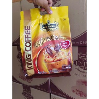 Cà Phê Sữa PLUS Hòa Tan 3IN1 KING COFFEE – Túi 1kg (50 gói x 20g)