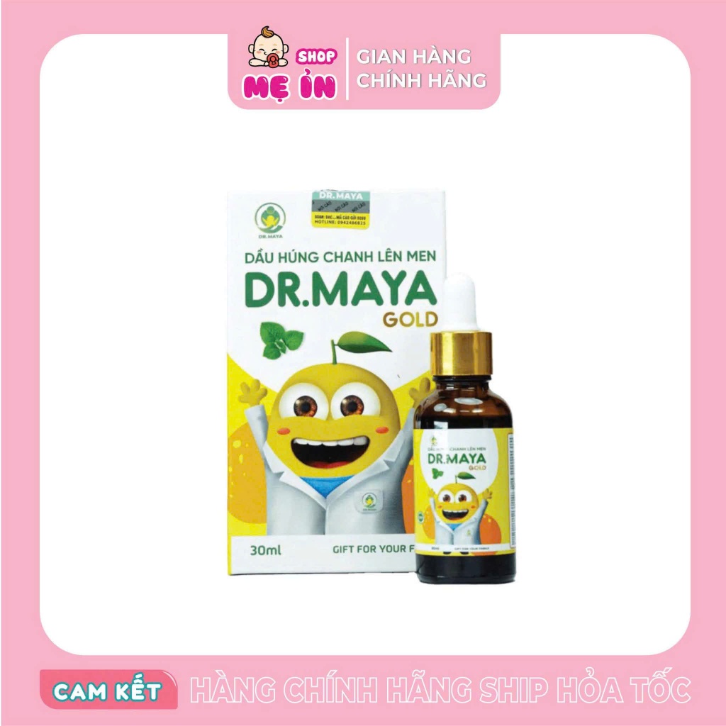 Tinh Dầu Húng Chanh Minion Dr.Maya Gold - Dầu Húng Chanh Lên Men Drmaya