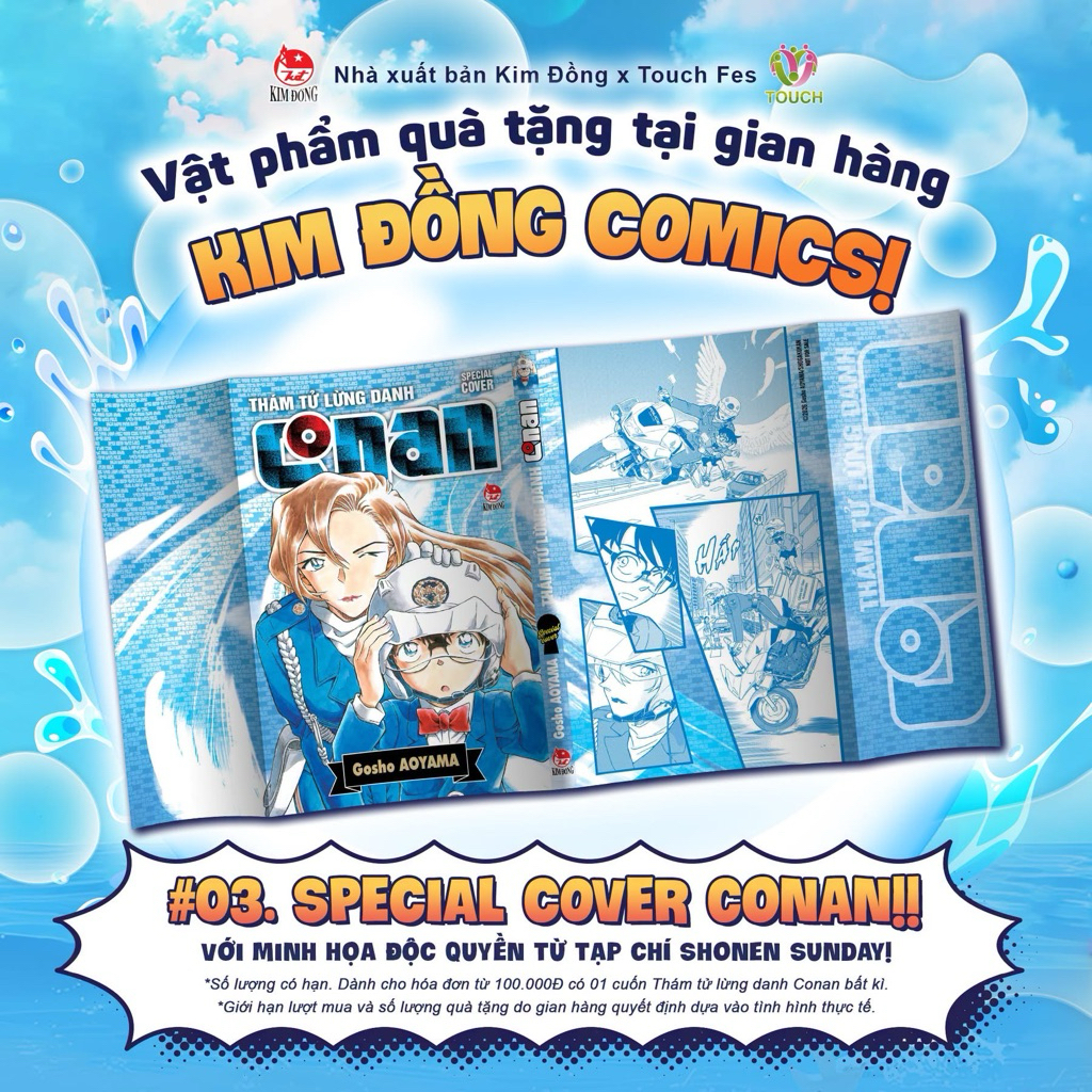 (Poster) Quà fes Kim Đồng Touch fes, Bìa, poster, card…….