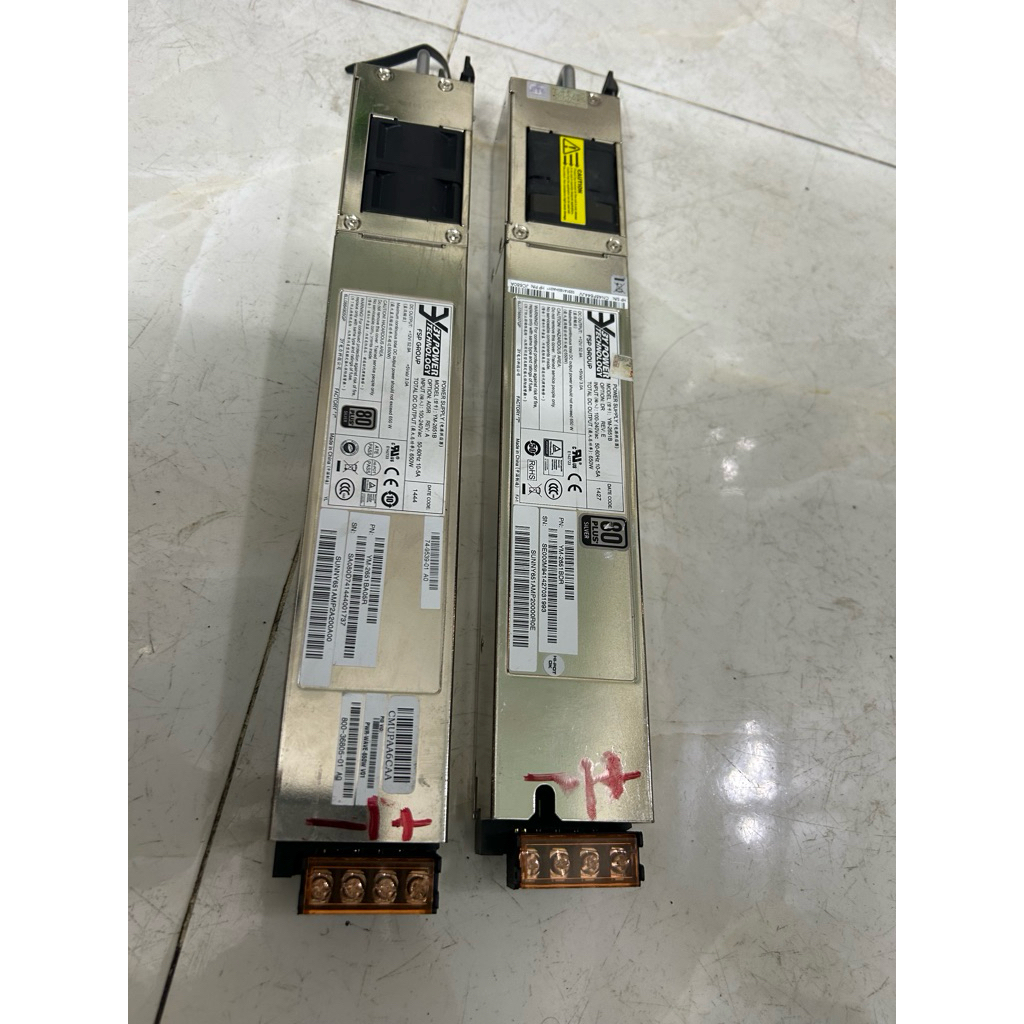 Nguồn máy chủ FSP Y3Y Power inox 650w 12v 52.9A 80plus đã mod chân ra tổ ong.