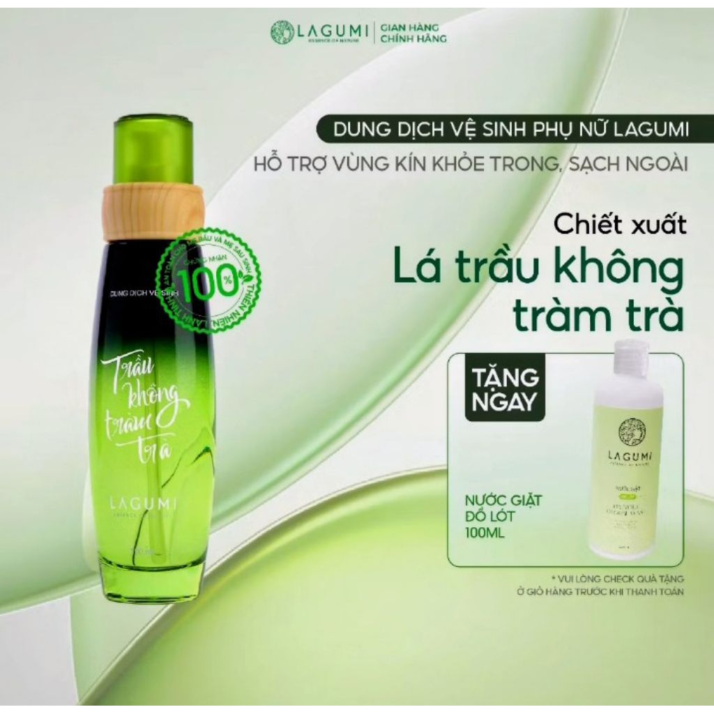LAGUMI -Chính hãng Dung dịch trầu không tràm trà (100ml)