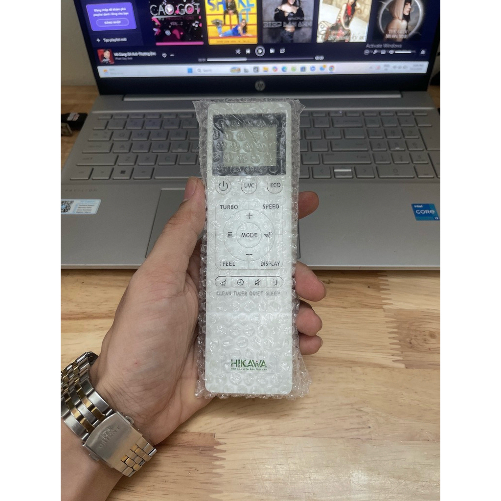 Remote Điều khiển điều hoà Hikawa hàng cao cấp( Điều khiển giống mới dùng được)