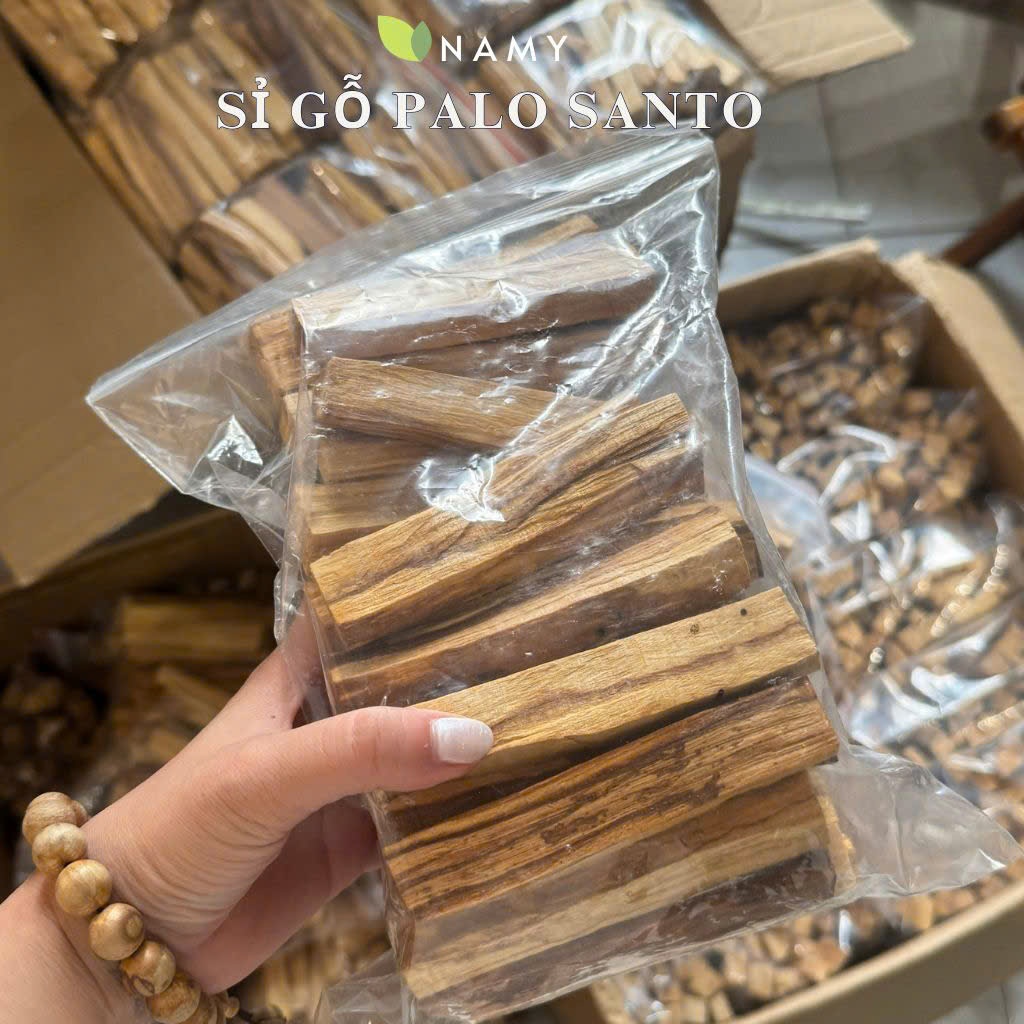 [GIÁ Sỉ] Palo Santo Gỗ Trắc Xanh, lá xô thơm trắng, nhang nụ xô thơm, nụ gỗ Palo Santo