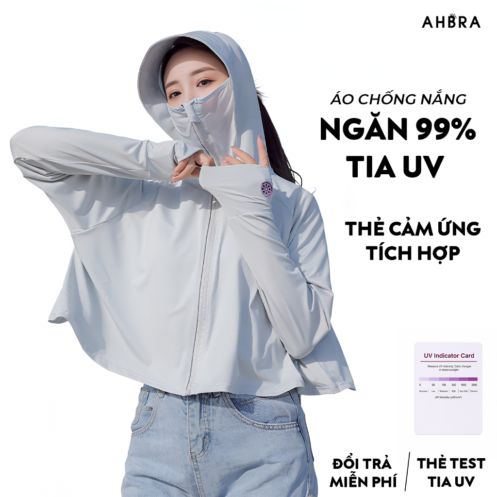 Áo Chống Nắng Nữ Cánh Dơi Chất Thun Lạnh Chống Tia UV AHBRA UPF50-04