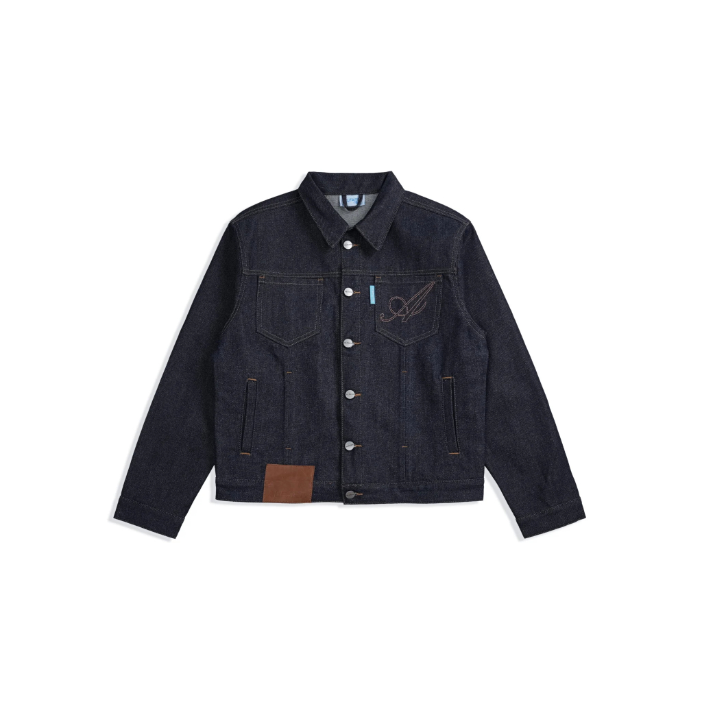 ÁO “ALFAER” RAW DENIM JACKET - INDIGO