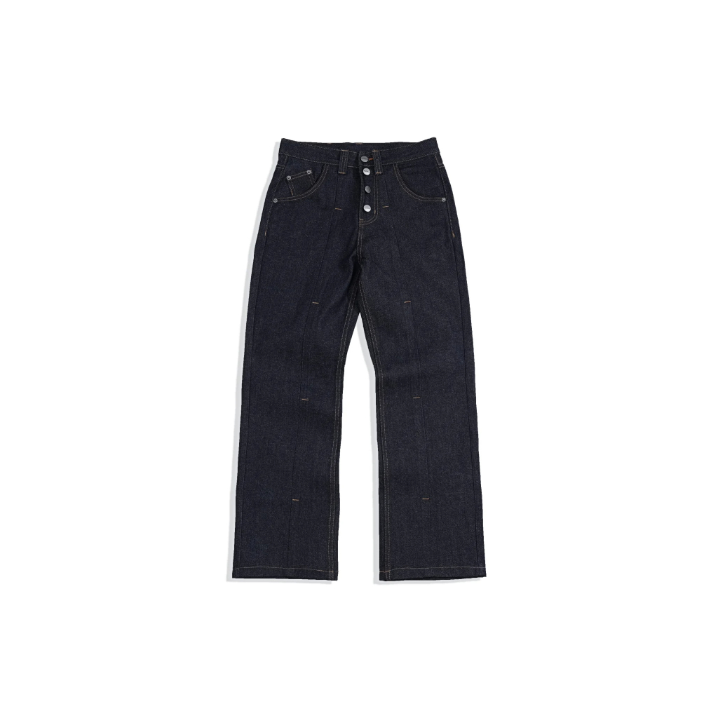 QUẦN “ALFAER” RAW DENIM PANTS - INDIGO