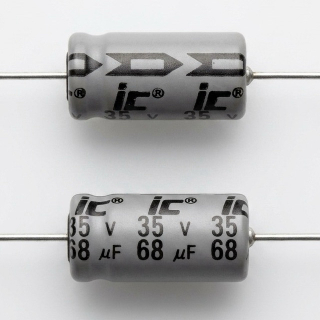 Tụ Hóa [2-Cái] 68uF 35V Illinois Capacitor (IC) Cao Cấp