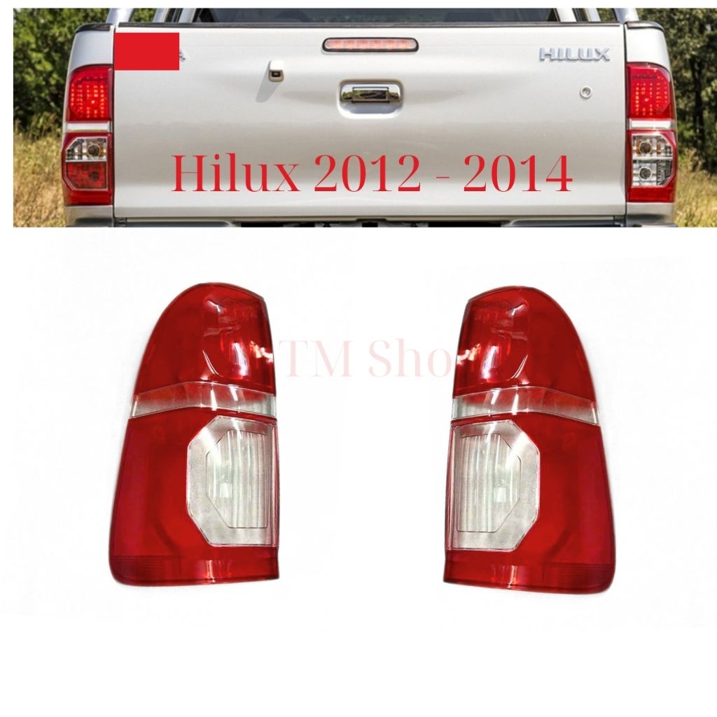 Nắp đèn hậu toyota hilux 2012-2014 dành cho xe bán tải hilux 2012- 2013- 2014 lắp zin theo xe