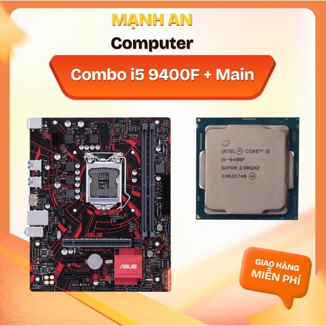 Bộ PC COmbo CPU i5 9400 | i5 8400 | i3 8100 + Main + Ram Hàng Chuẩn văn Phòng Cao Cấp