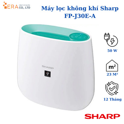 Máy Lọc Không Khí Sharp FP-J30E, Cho Phòng 23M², Hàng Chính Hãng Bảo Hành 12 Tháng