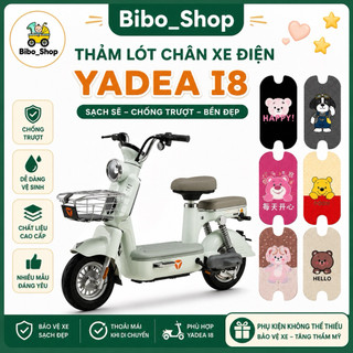 Thảm Để Chân Xe điện Yadea i8 ( sẵn thảm và bọc yên)