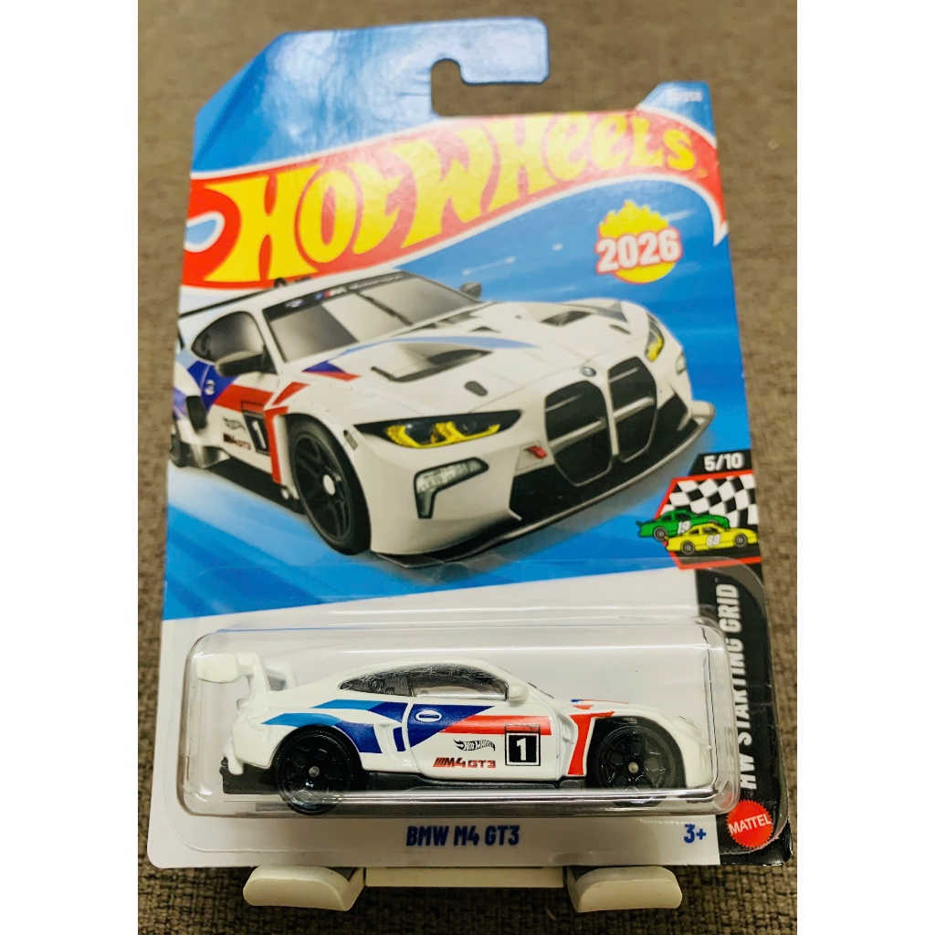 Hãng Hot Wheels - BMW M4 GT3 (chưa loose, card không đẹp)