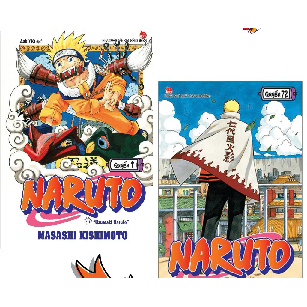(new) Full bộ 72q vở naruto tập 1-72 tái bản