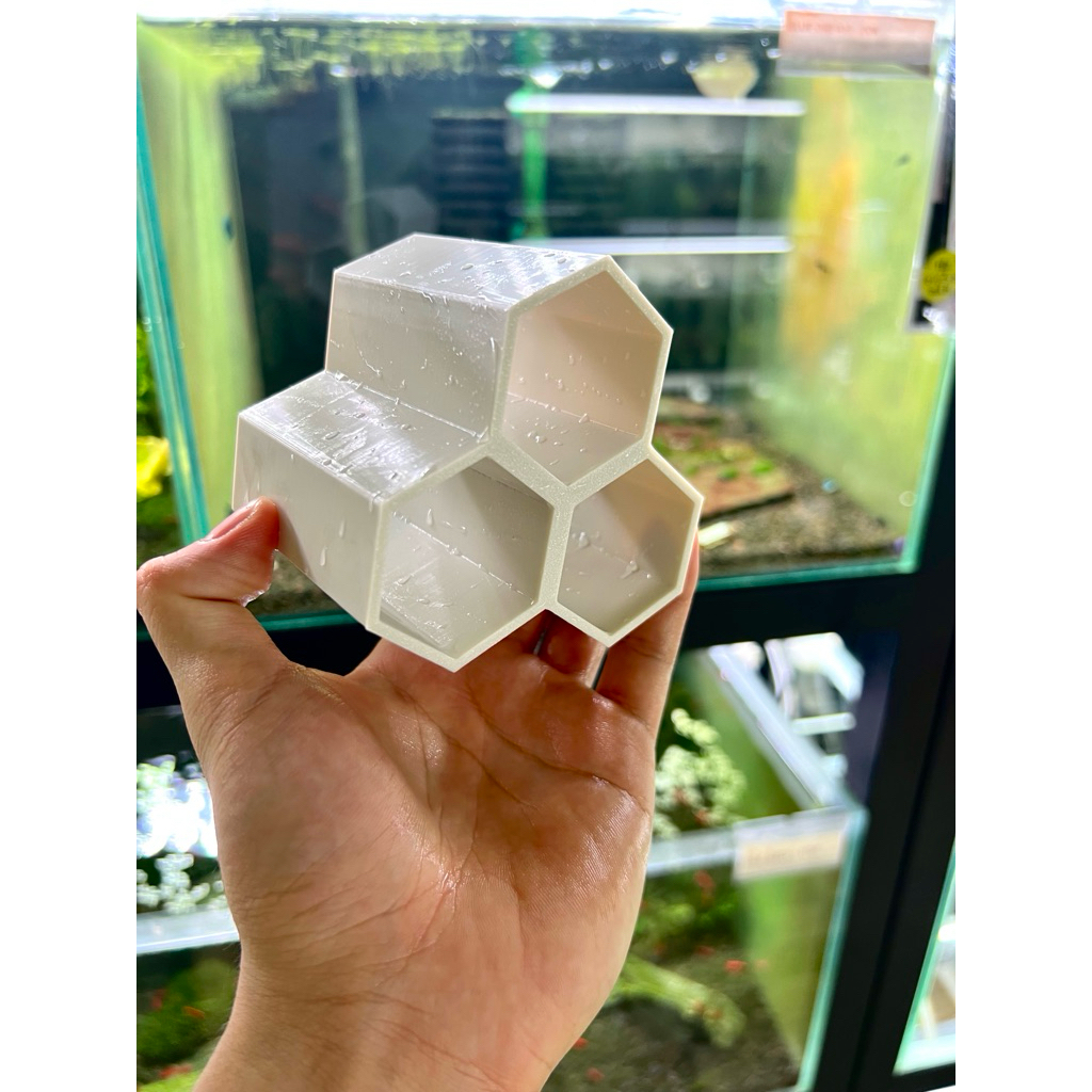 HANG PLECO LỤC GIÁC - Đồ Chơi Thuỷ Sinh Hang Pleco Lục Giác Làm Nơi Trú Ẩn Cho Cá Pleco, Cá Cảnh, Té