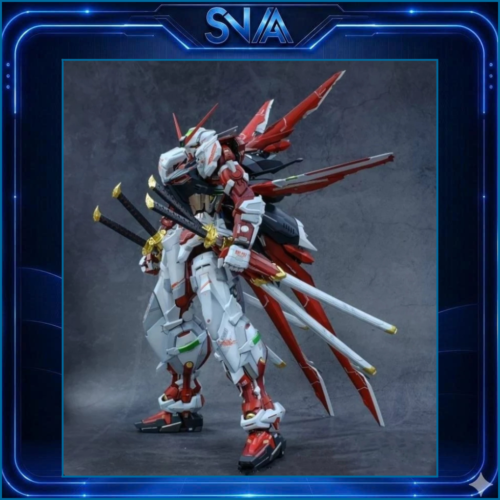 [SẴN HÀNG] Mô Hình Lắp Ráp PG 1/60 Astray Red Frame Nilson Work (Đi kèm 4 Kata, Fly Unit và giá đỡ)