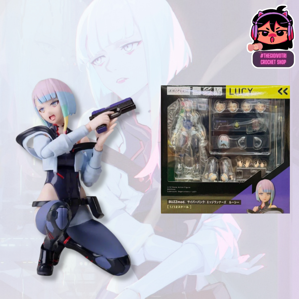 ANIPLEX BUZZMOD (AUTHENTIC) HIGH QUALITY ACTION FIGURE "LUCY - CYBERPUNK: EDGERUNNERS" (NEWSEAL)